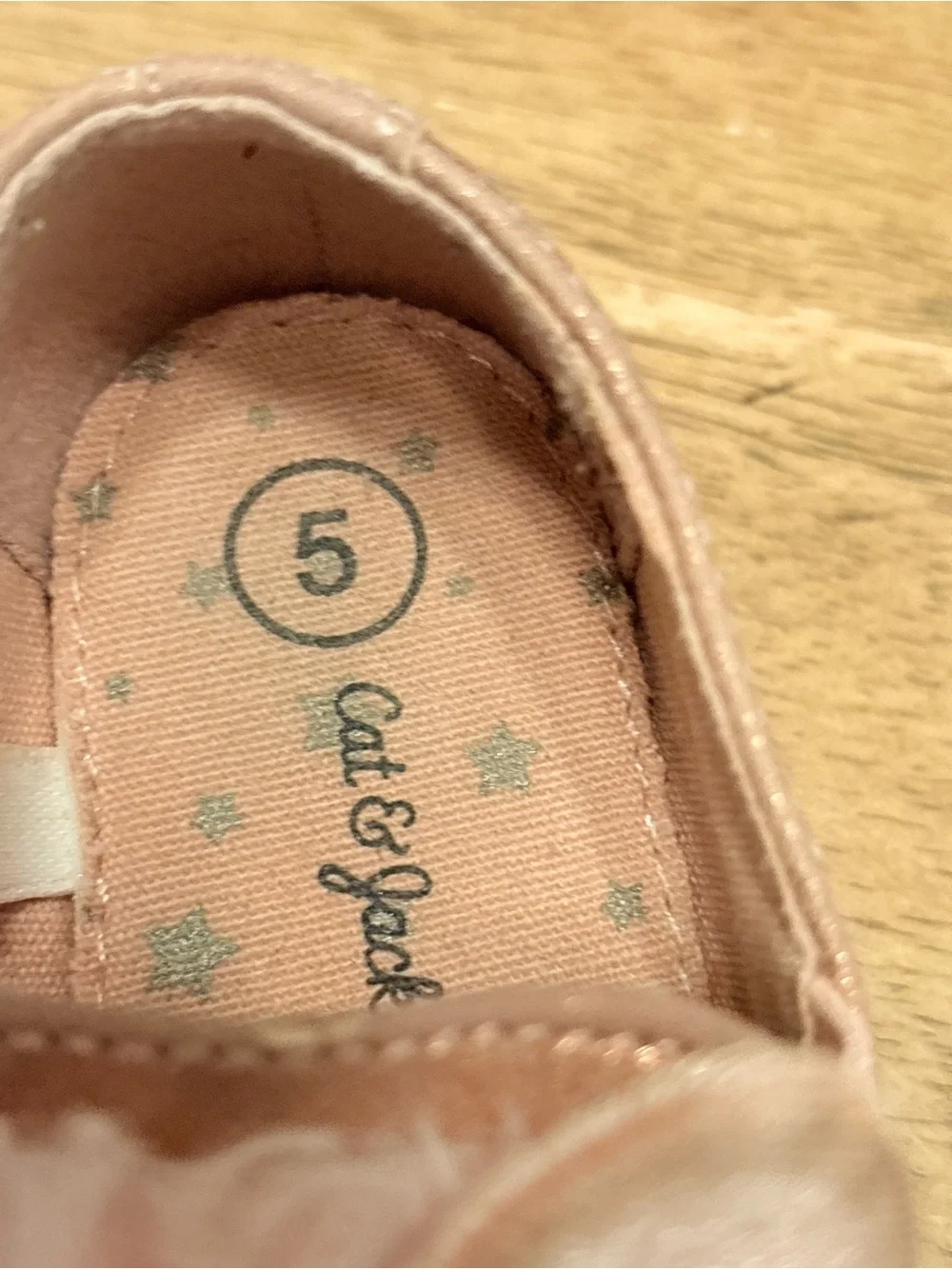 Pink Fuzzy Bunny Slip-On Shoe by Cat & Jack size toddler 5